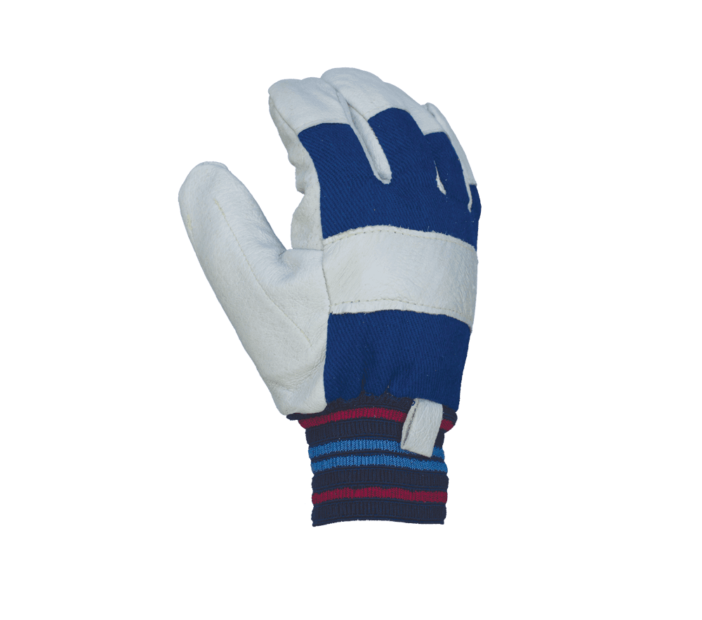 Task Gloves Premium Grain Pigskin Leather, Double Palm, Canvas back, EVA Foam back padding, Fleece lined, Kevlar thread sewn (Pack of 12)