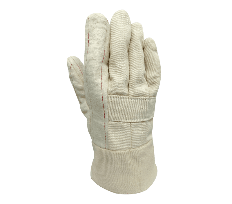 28Oz Hot Mill, Burlap Lined, Straight Thumb, 2 1/2" Band Top