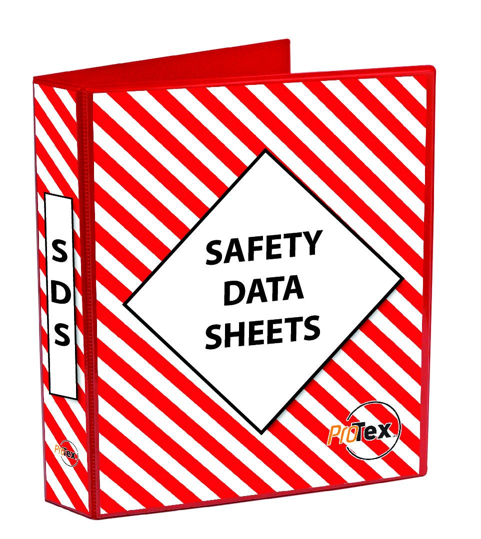 SDS/MSDS Safety Data Sheet Binder