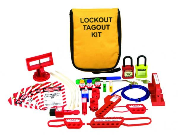 Uniform Safety Signs Electrician Pouch Lockout Kit_1