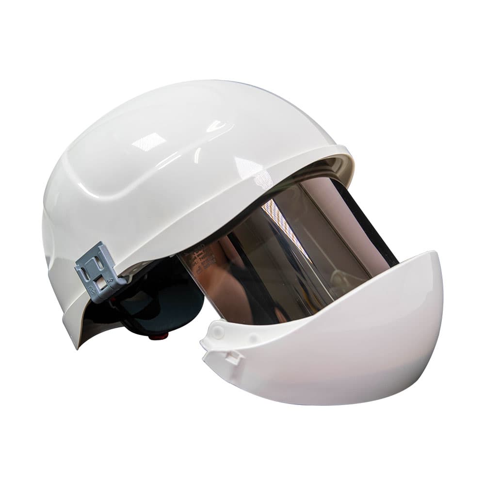 BSD Arc flash retractable Face shield & Helmet HRC3 28cal/cm2