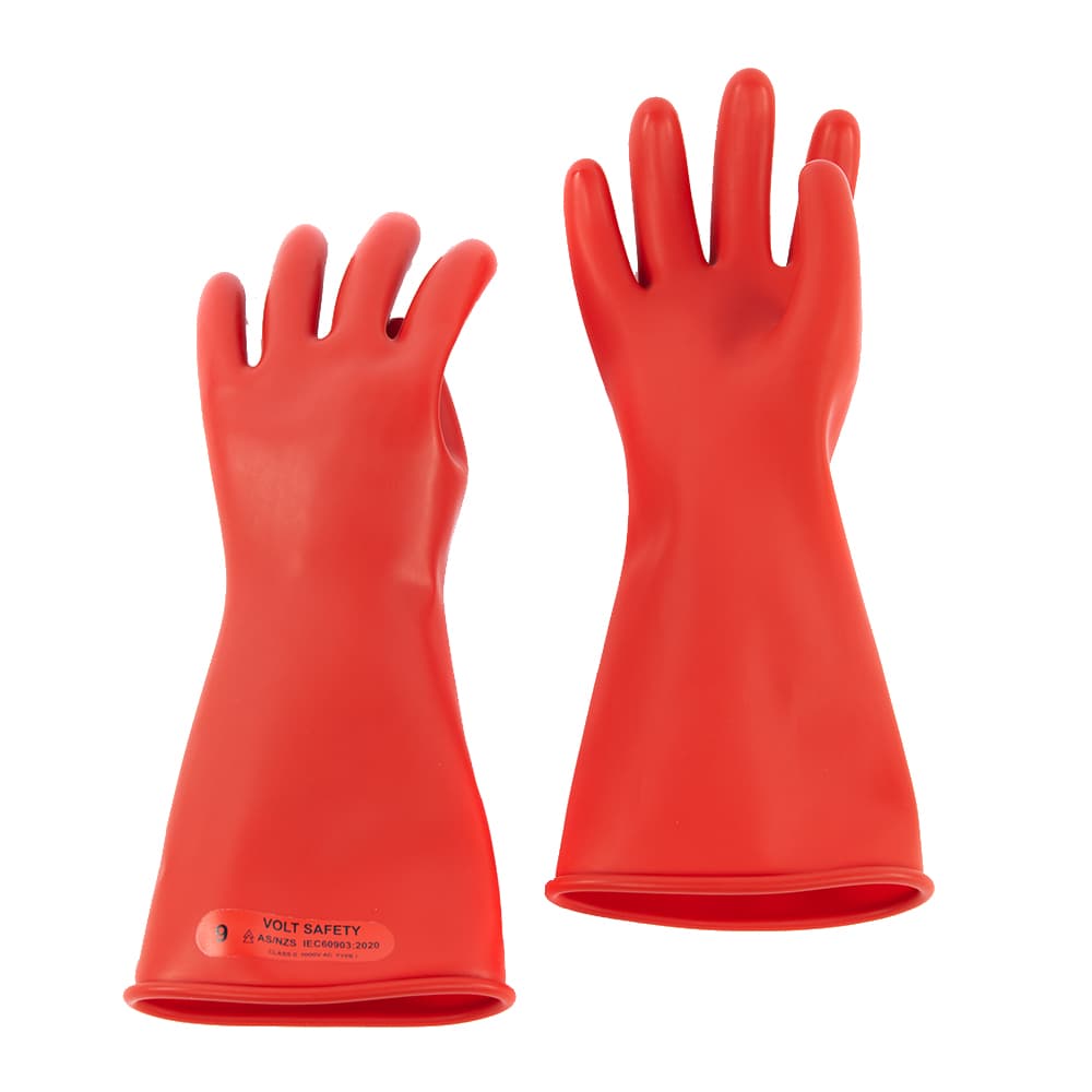 Volt Safety Insulated Glove Class 0 1000V Rolled Edge