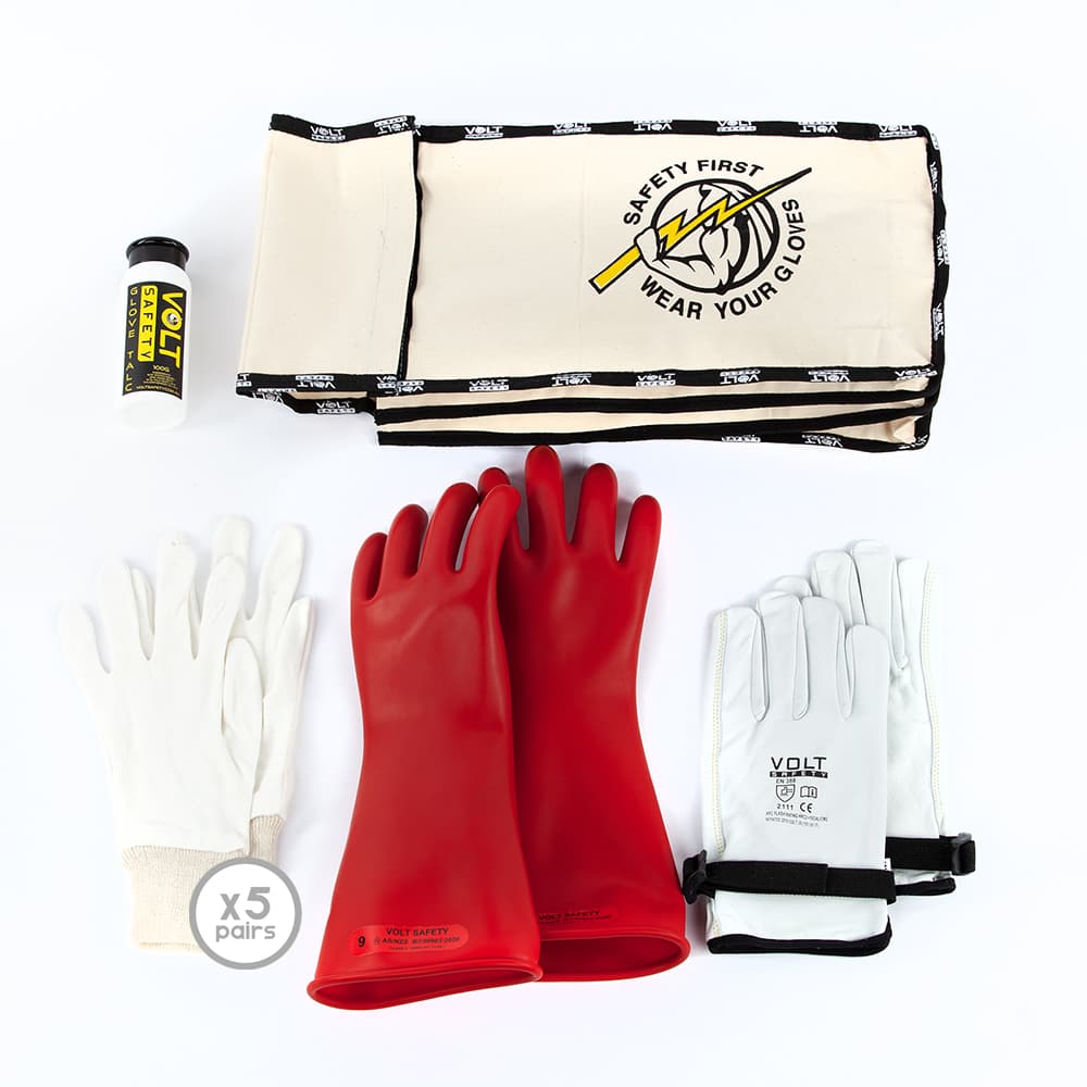 Volt Safety Insulated Glove Kit Class 0 1000V