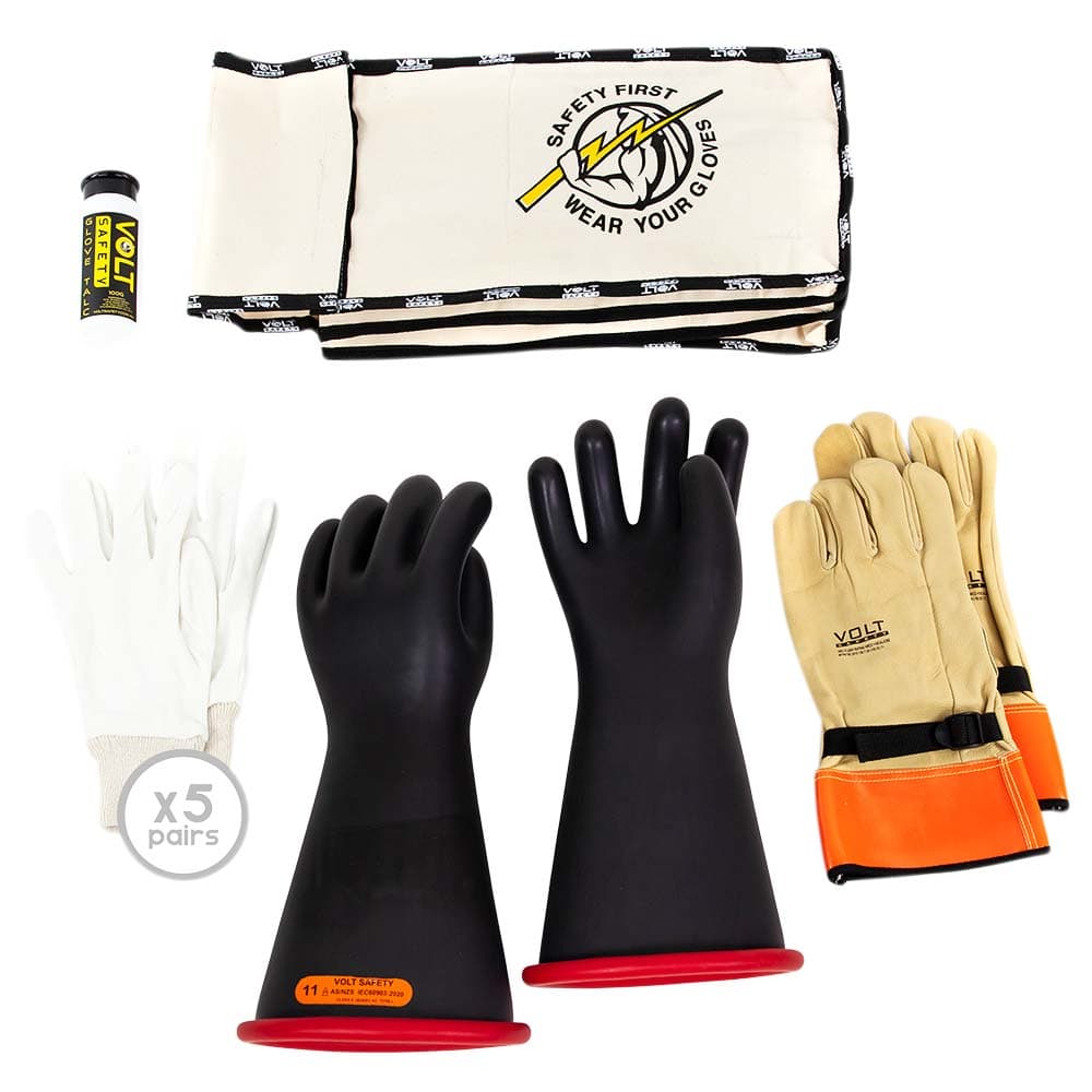 Volt Safety Insulated Glove Kit Class 4 36kV