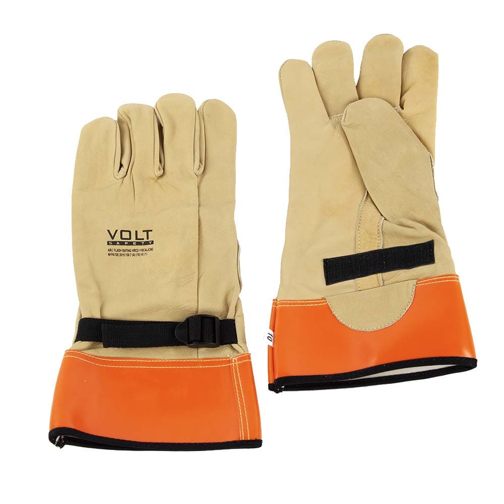 Volt Safety High Voltage Leather Outer Gloves