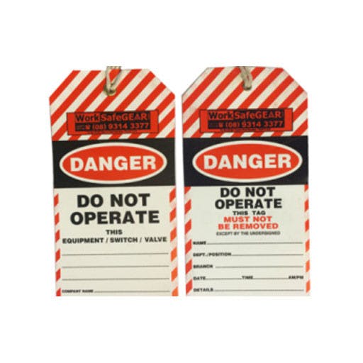 Worksafegear Danger Do Not Operate Tags - TAGTT 010 DGR Pk100