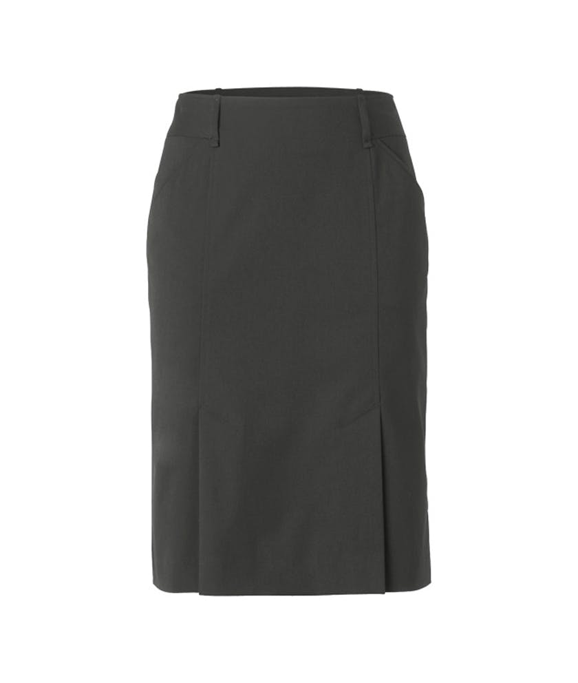 NNT Pleat Straight Skirt CAT26A (Charcoal)_0