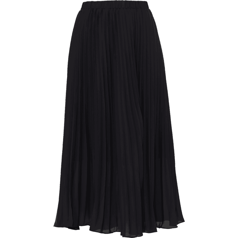 NNT Womens Georgie Midi Pleated Skirt CAT2R2 (Black)_4