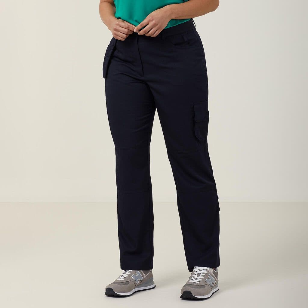 NNT P/V Gaberdine Flex Waist Womens Cargo Pant CAT3TY (Ink/Navy)