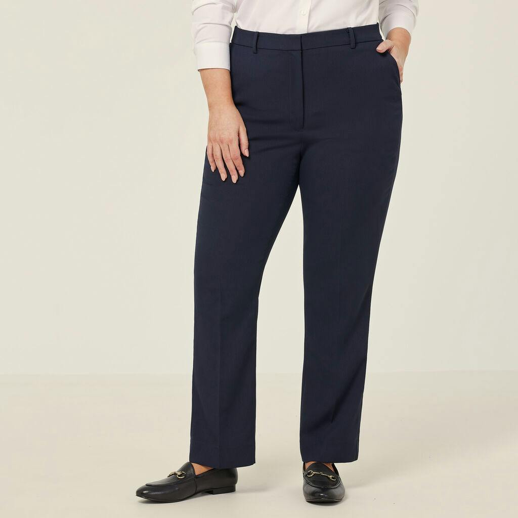 NNT Crepe Stretch Straight-Leg Pant CAT3YD (Navy)_0