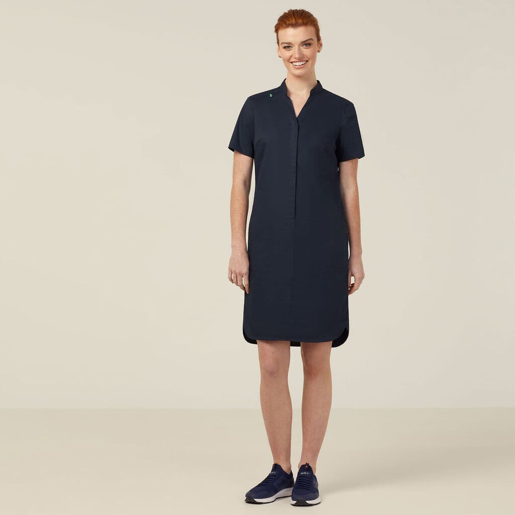 NNT Next-Gen Antibacterial Active Anderson Scrub Dress CAT697 (Midnight)