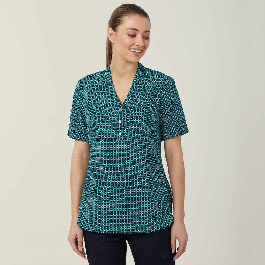 NNT Short Sleeve Tunic CAT9R9 (Navy/Green)