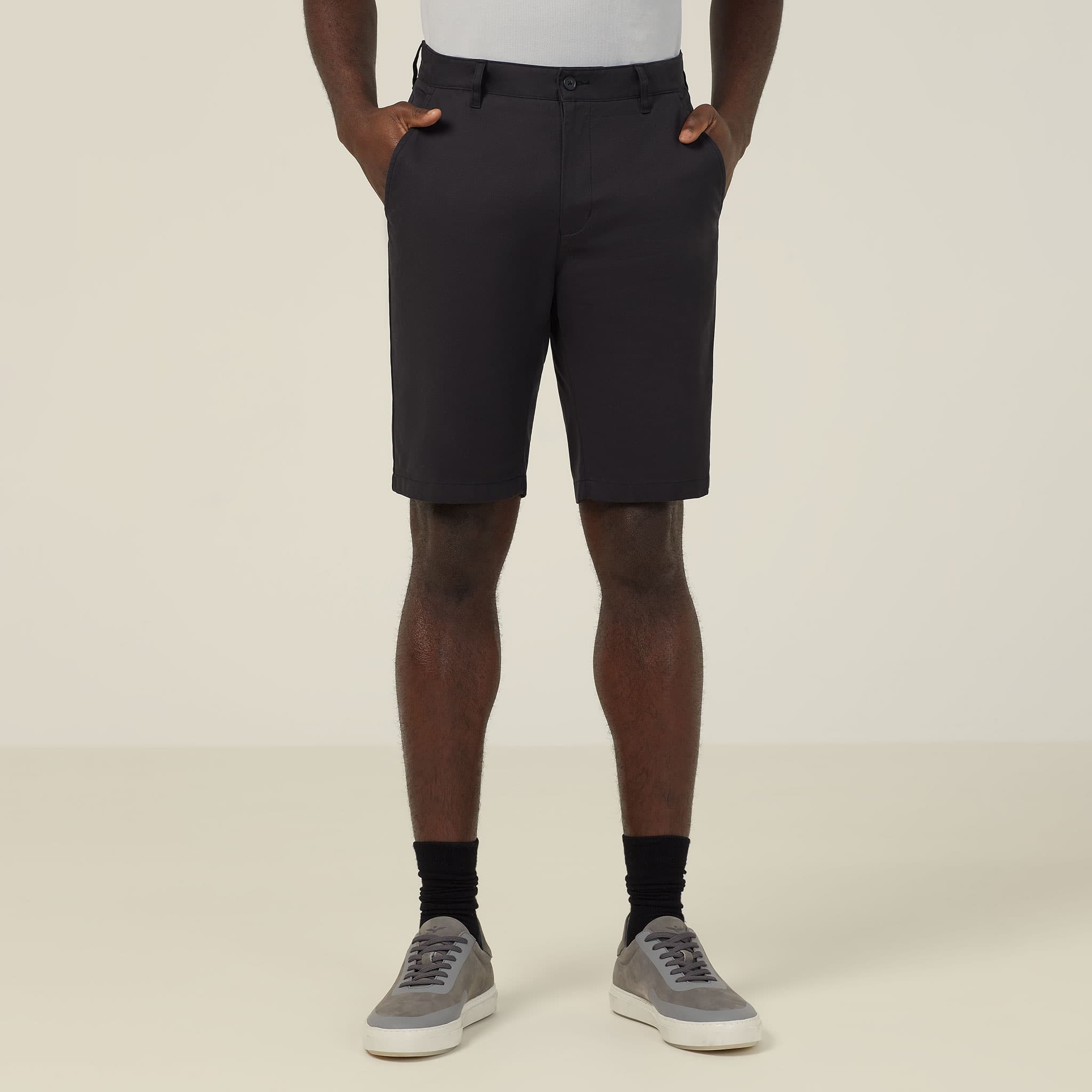 NNT Stretch Cotton Chino Shorts CATCNN (Black)