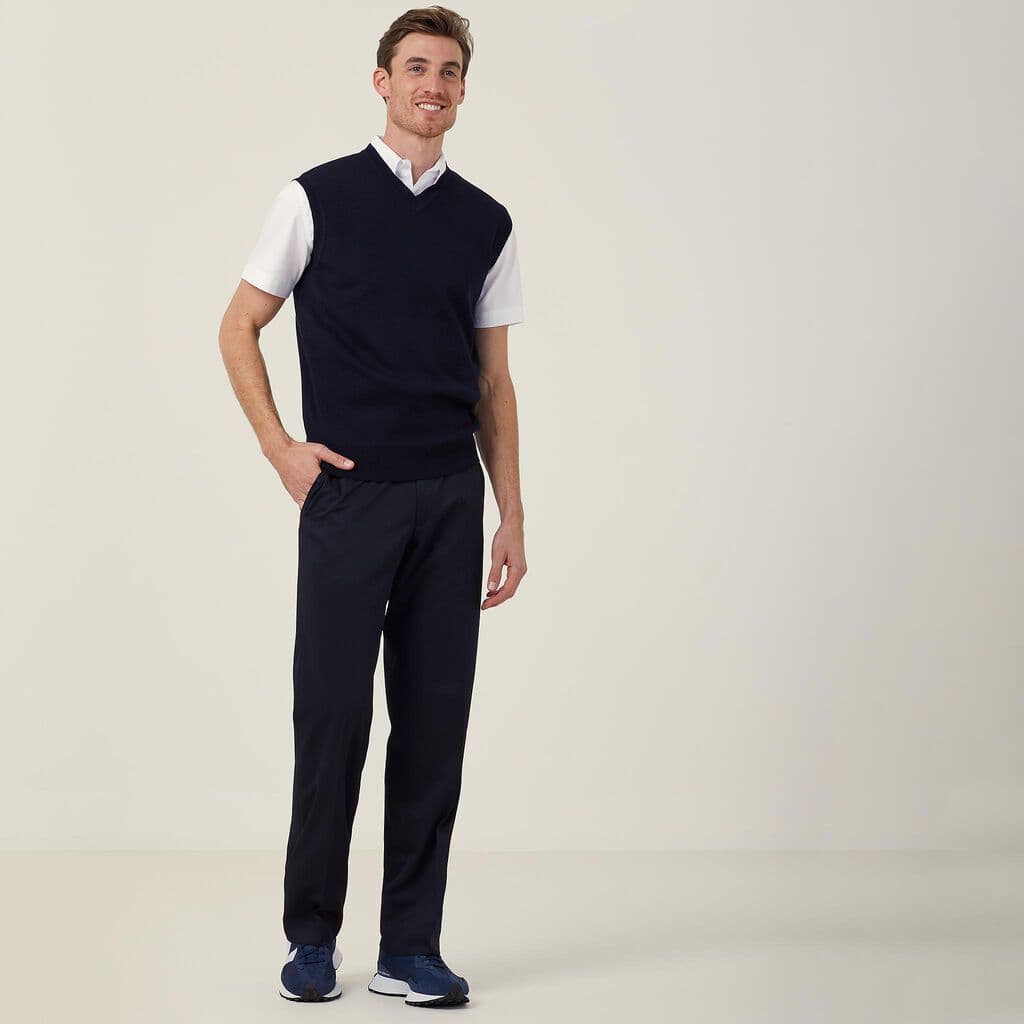 NNT V-Neck Vest CATE27 (Dark Navy)_3