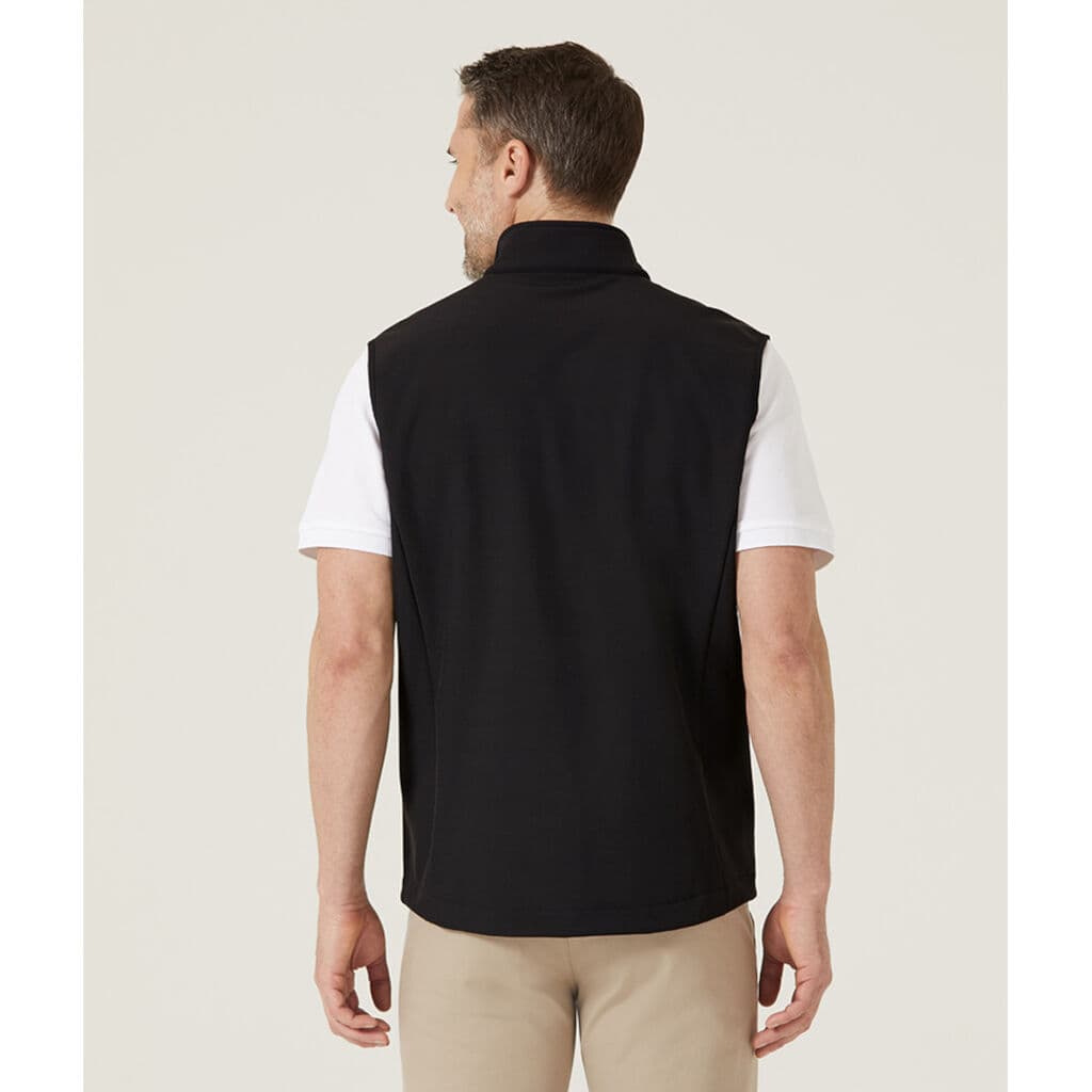 NNT Mens Bonded Fleece Zip Vest CATF2H (Black)_3