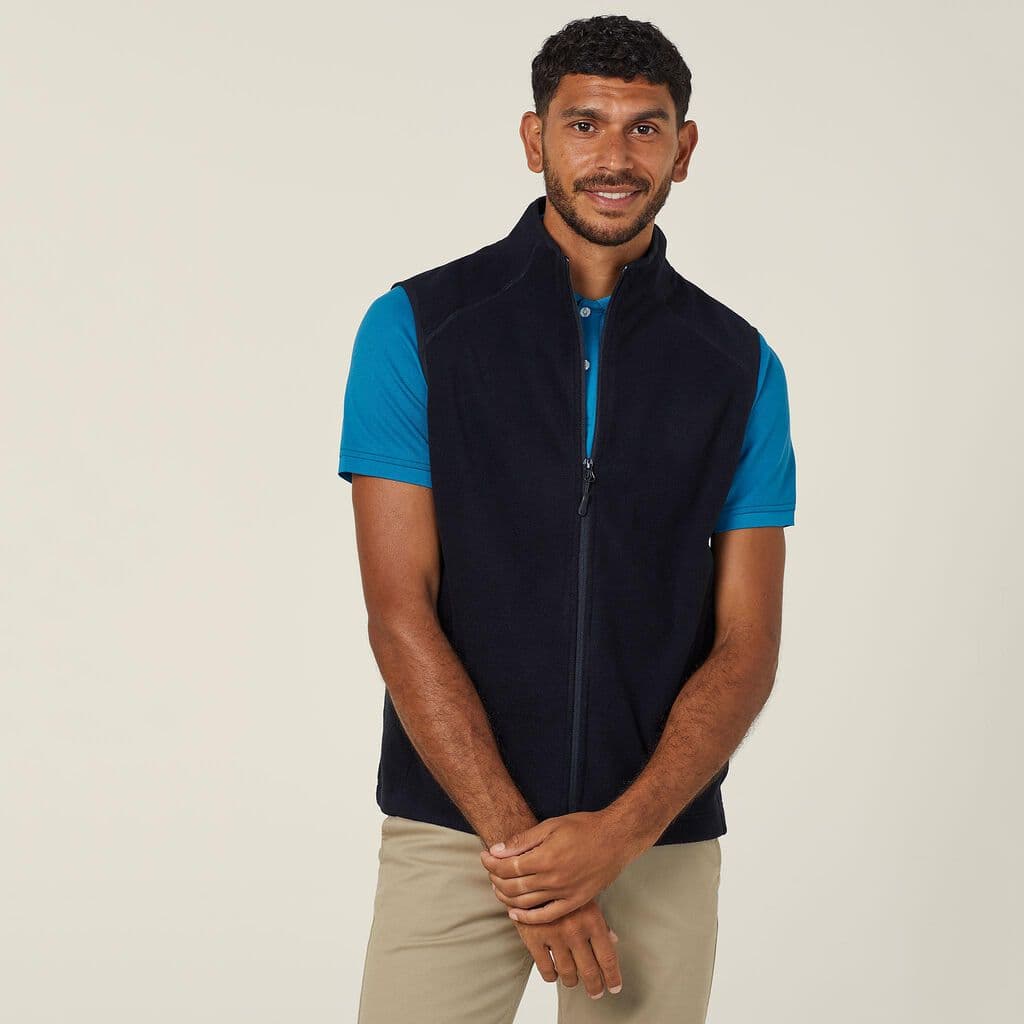 NNT Polar Fleece Zip Vest CATF2L (Navy)