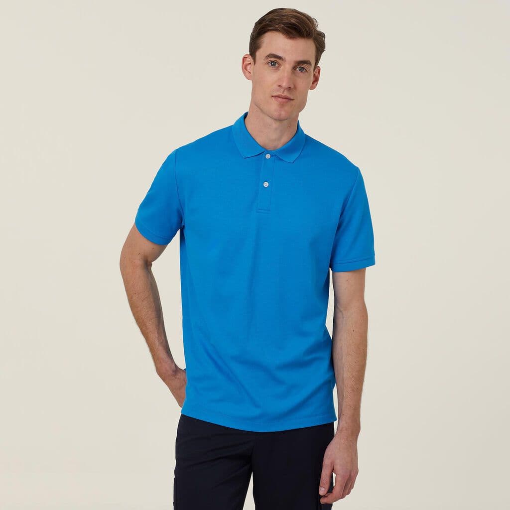 NNT Short Sleeve Polo CATJ2M (Cyan)