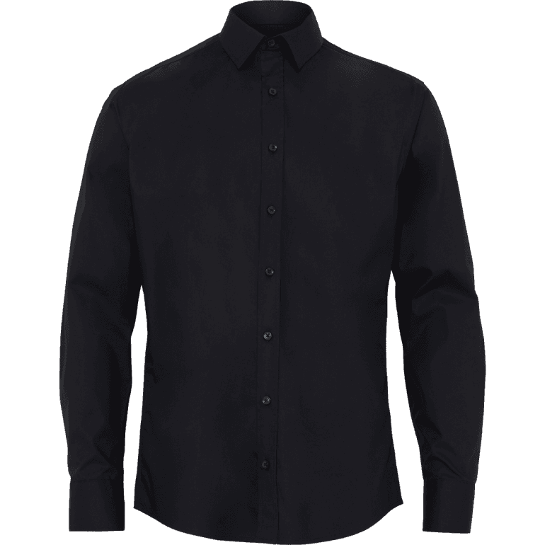 NNT Mens Avignon Long Sleeve Shirt CATJDD (Black)_4