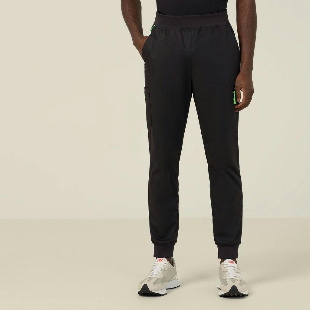 NNT Next-Gen Antibacterial Active Kretser Jogger Scrub Pant CATQ48 (Black)