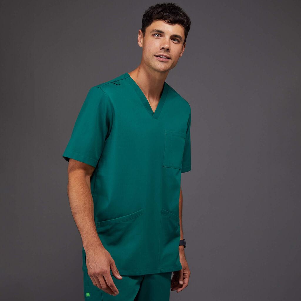 NNT Chang Scrub Top CATRFS (Hunter Green)_4