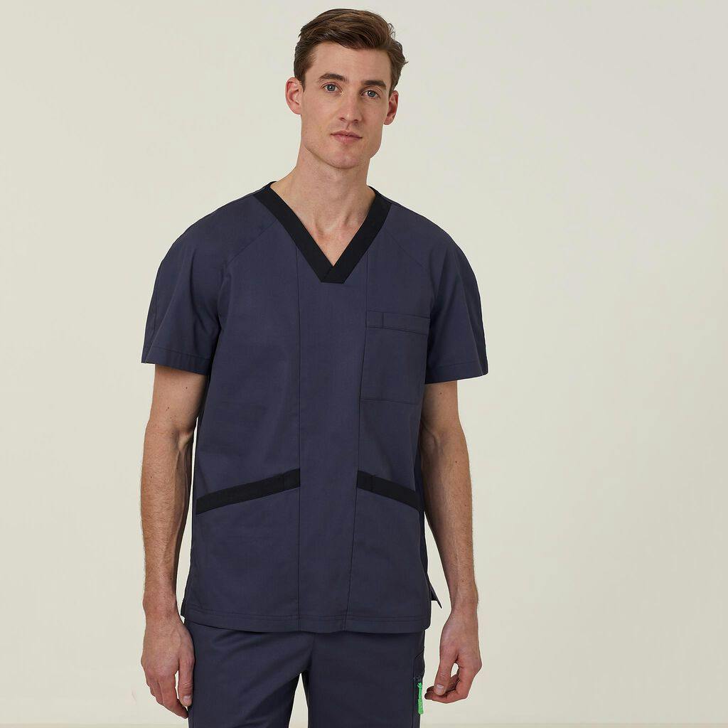 NNT Koller Scrub Top CATRFU (Charcoal)_0