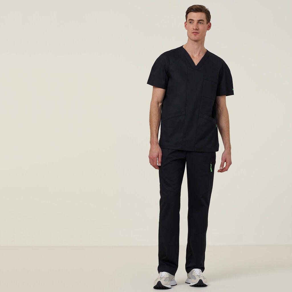 NNT Carl Scrub Top CATRFV (Black)_3