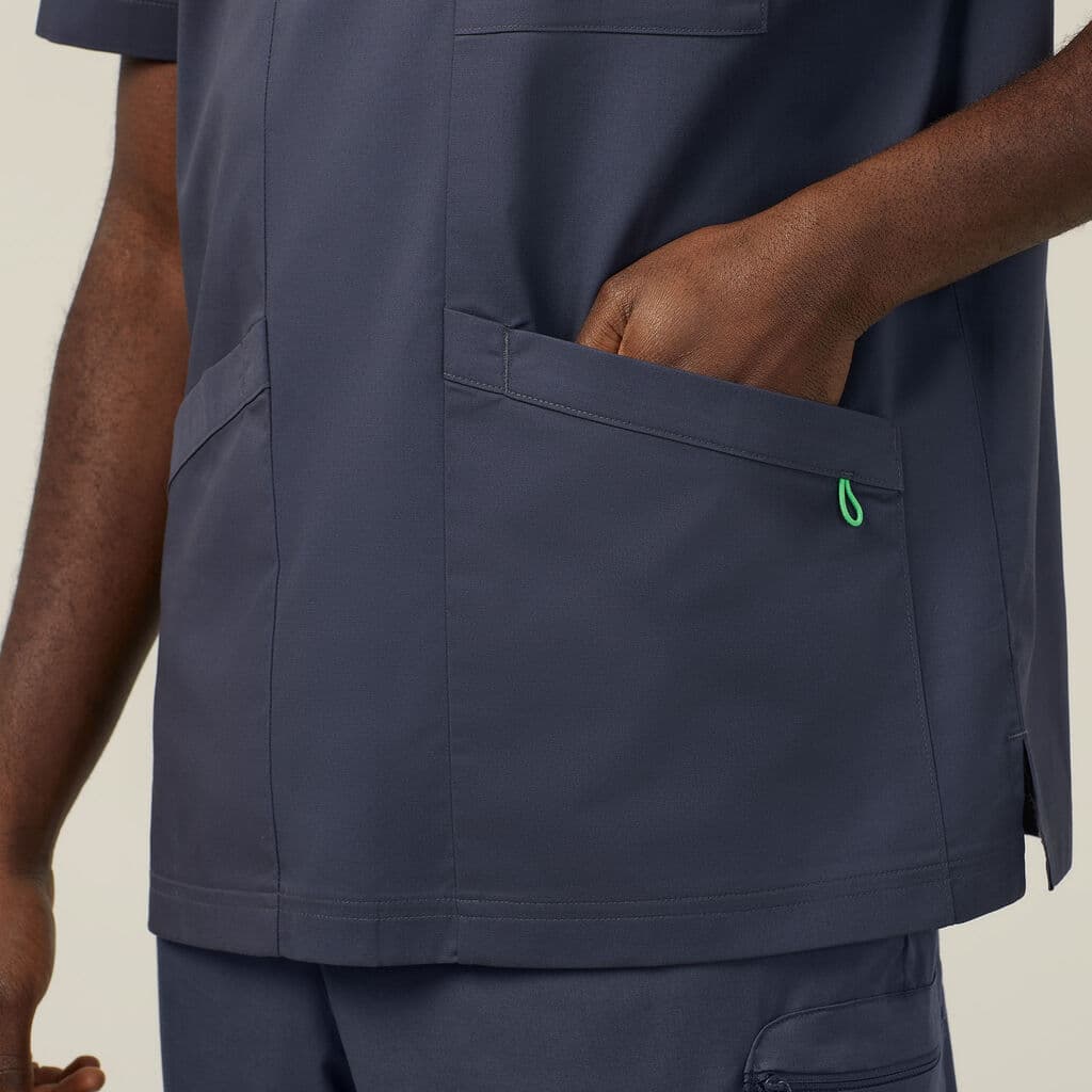 NNT Carl Scrub Top CATRFV (Charcoal)_4