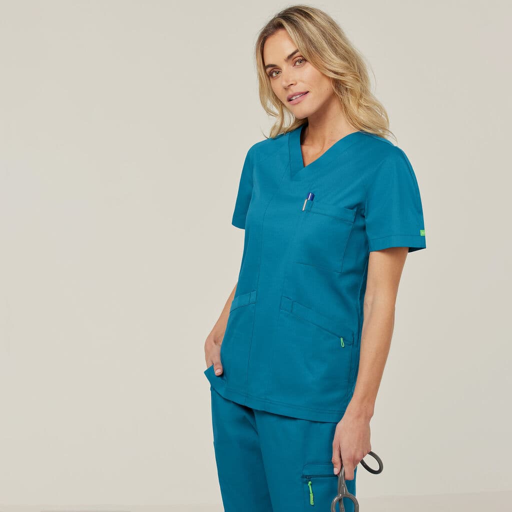 NNT Carl Scrub Top CATRFV (Teal)_2