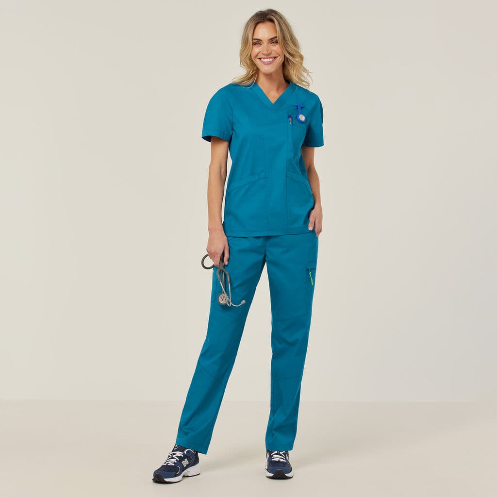 NNT Carl Scrub Top CATRFV (Teal)_4