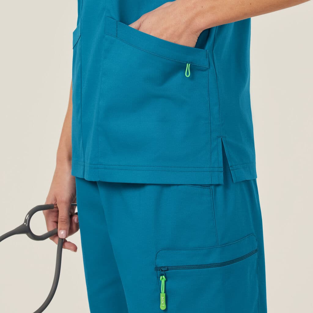 NNT Carl Scrub Top CATRFV (Teal)_7