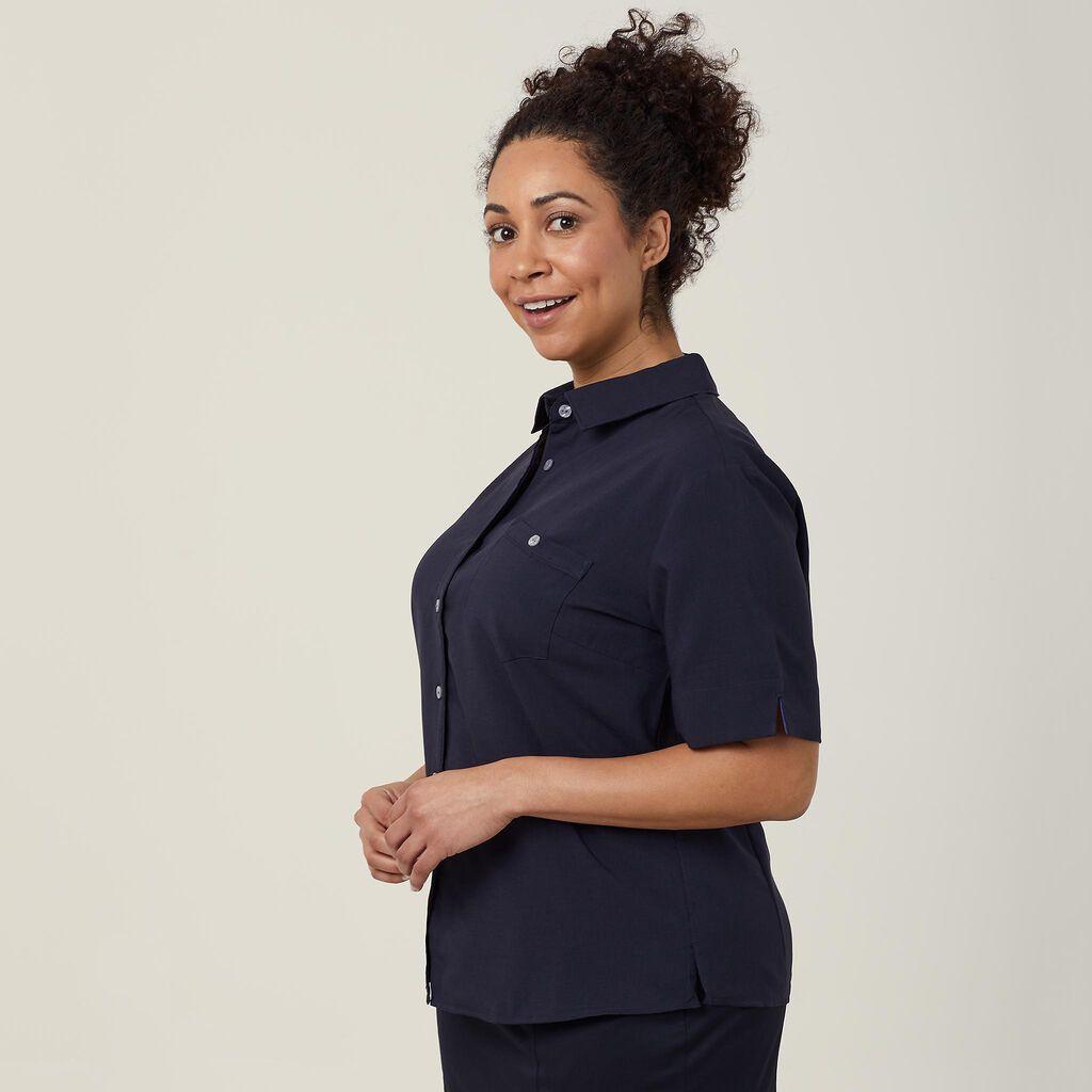 NNT Short Sleeve Action Back Shirt CATU2U (Navy)_1