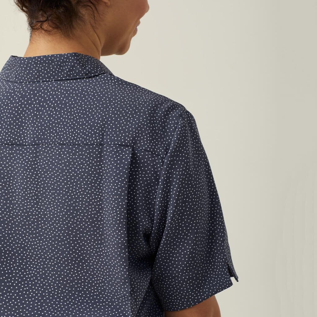 NNT Short Sleeve Shirt CATU7H (Charcoal/White)_4