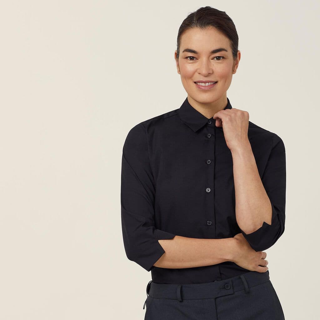 NNT 3/4 Sleeve Shirt CATU88 (Black)