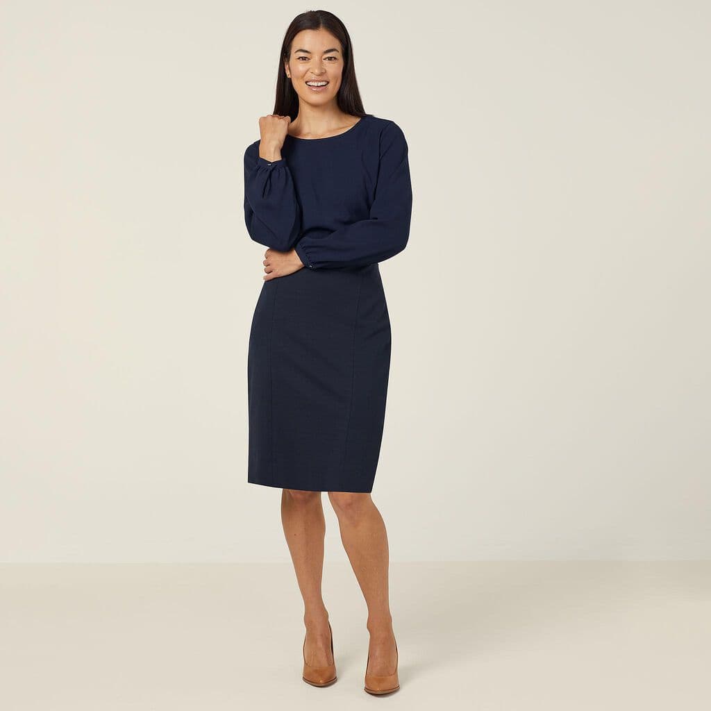 NNT Long Sleeve Blouse CATUCM (Indigo)_3