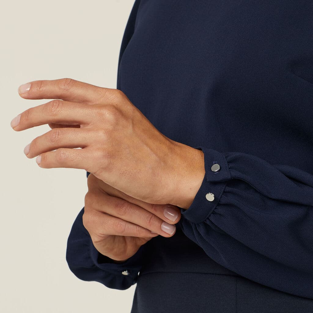 NNT Long Sleeve Blouse CATUCM (Indigo)_4