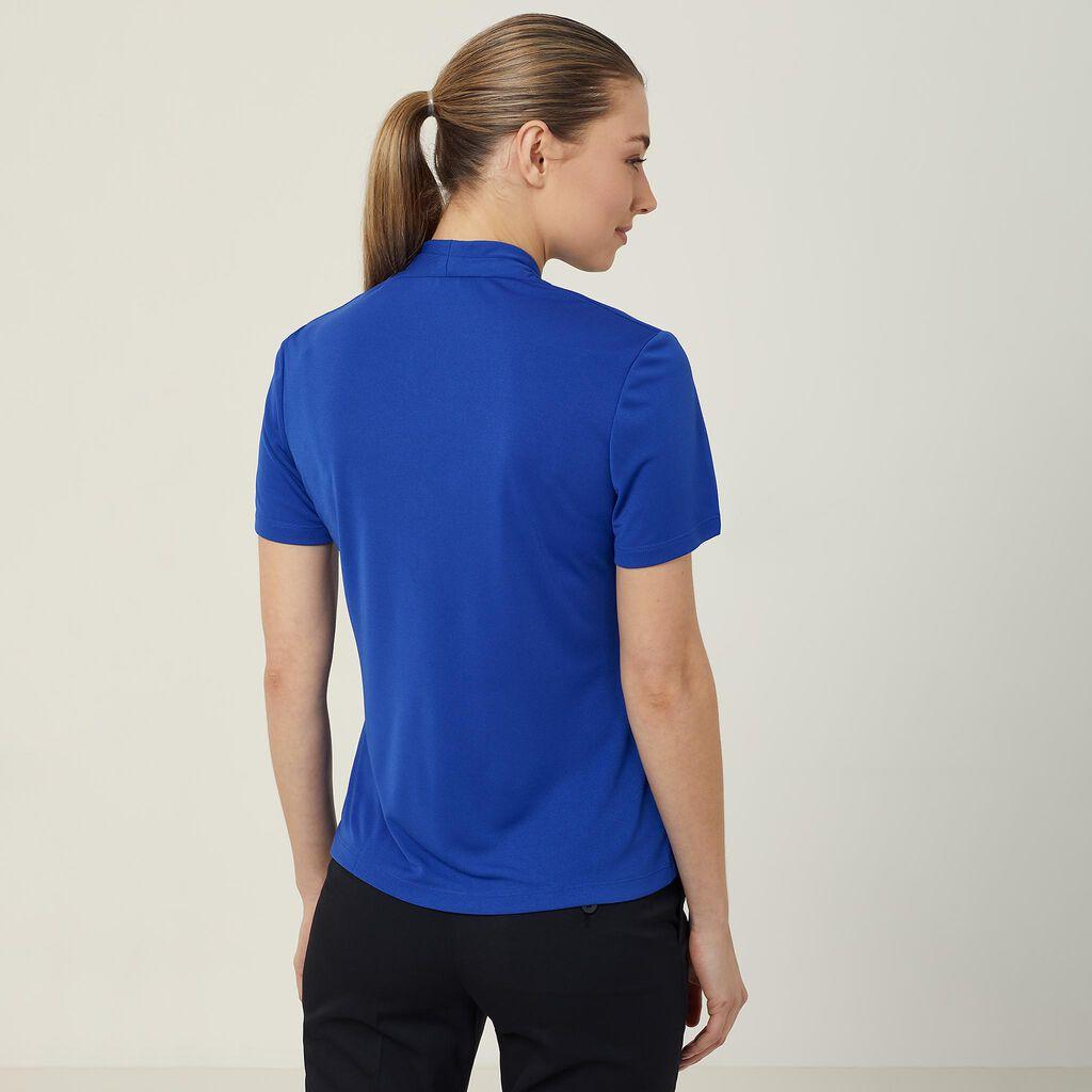 NNT Matt Jersey V Neck Short Sleeve Top CATUHP (Cobalt)_2