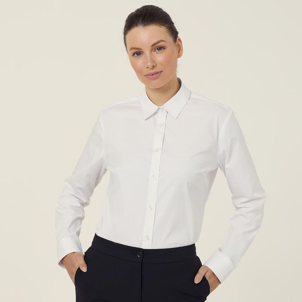 NNT Avignon Long Sleeve Shirt CATUKW (White)