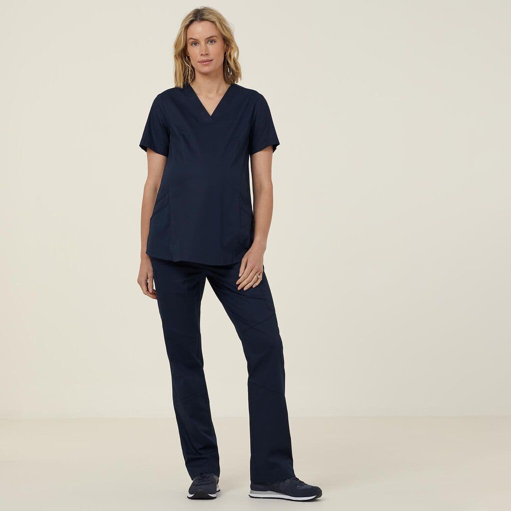 NNT Maternity Scrub Top CATULJ (Midnight)_3