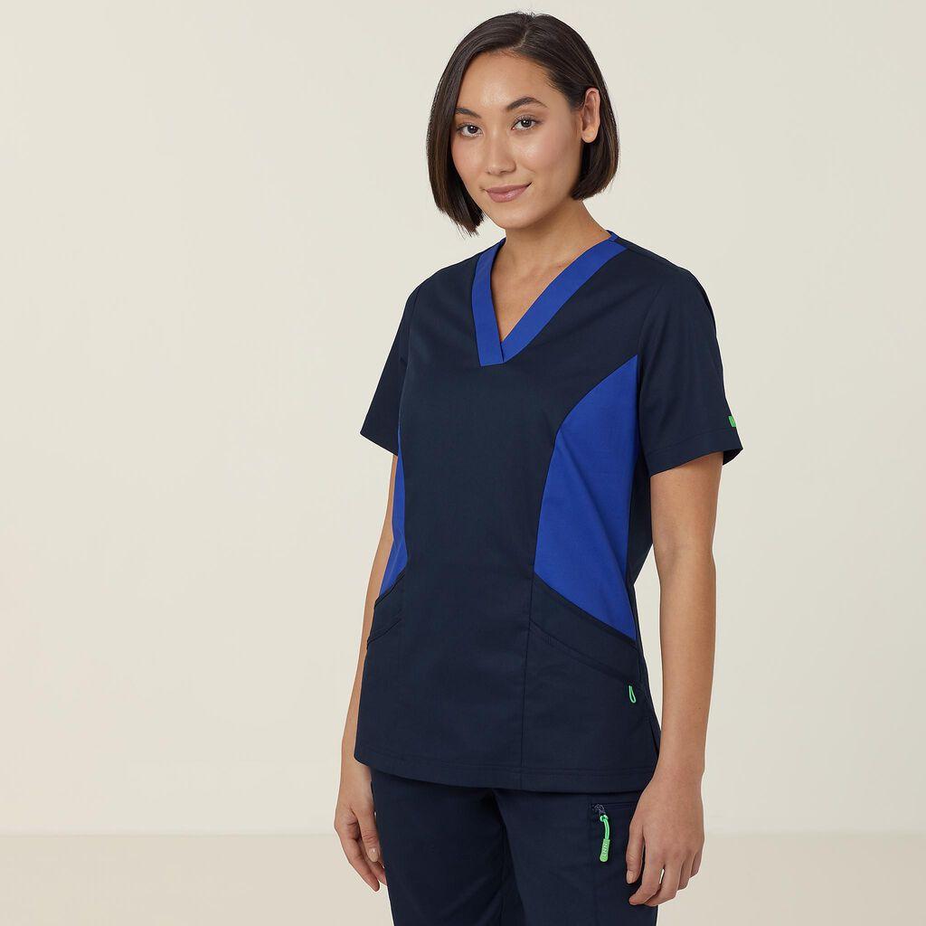 NNT Nightingale Scrub Top CATULL (Midnight)_1