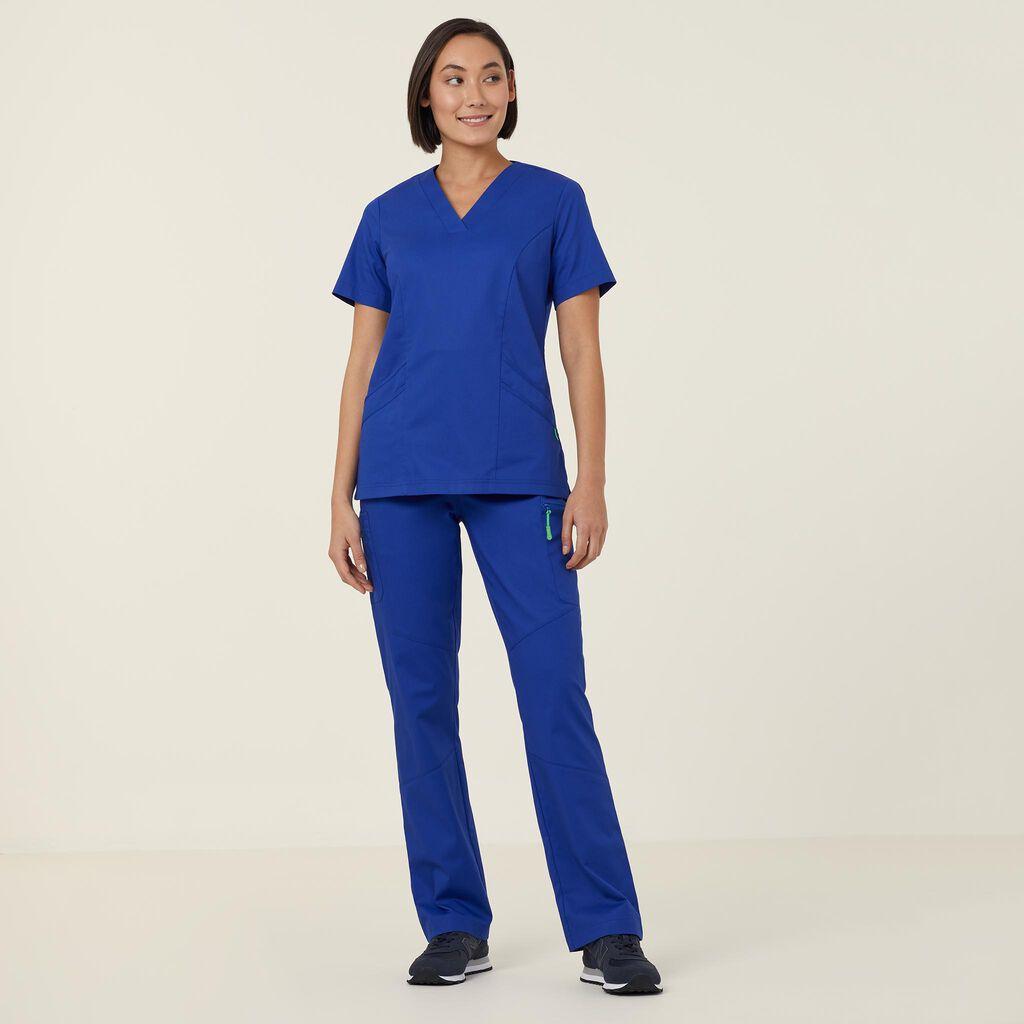 NNT Florence Scrub Top CATULM (Cobalt)_3