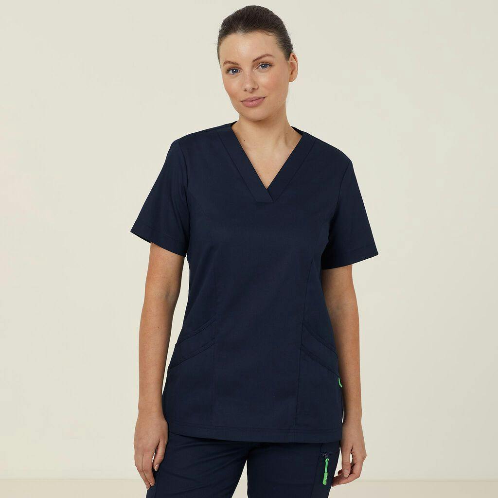 NNT Florence Scrub Top CATULM (Midnight)_0