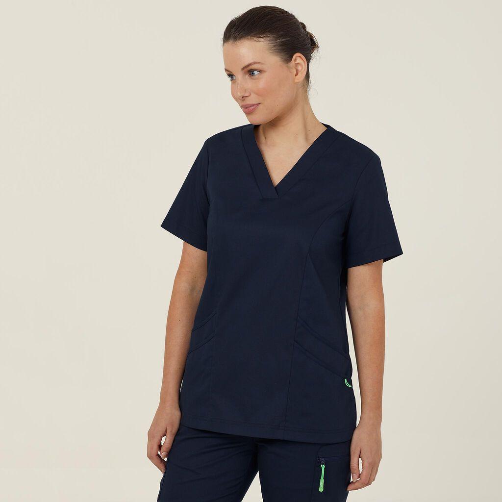 NNT Florence Scrub Top CATULM (Midnight)_1