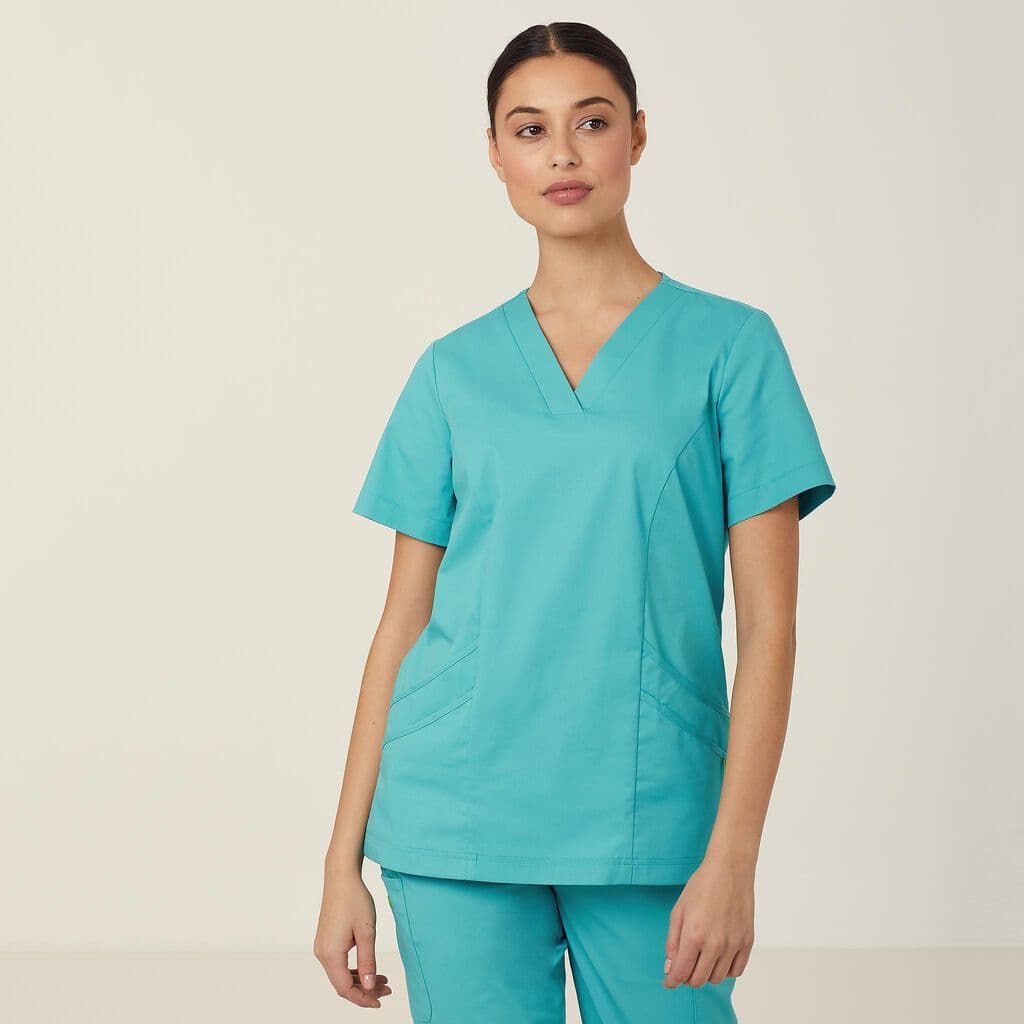 NNT Florence Scrub Top CATULM (Mint)