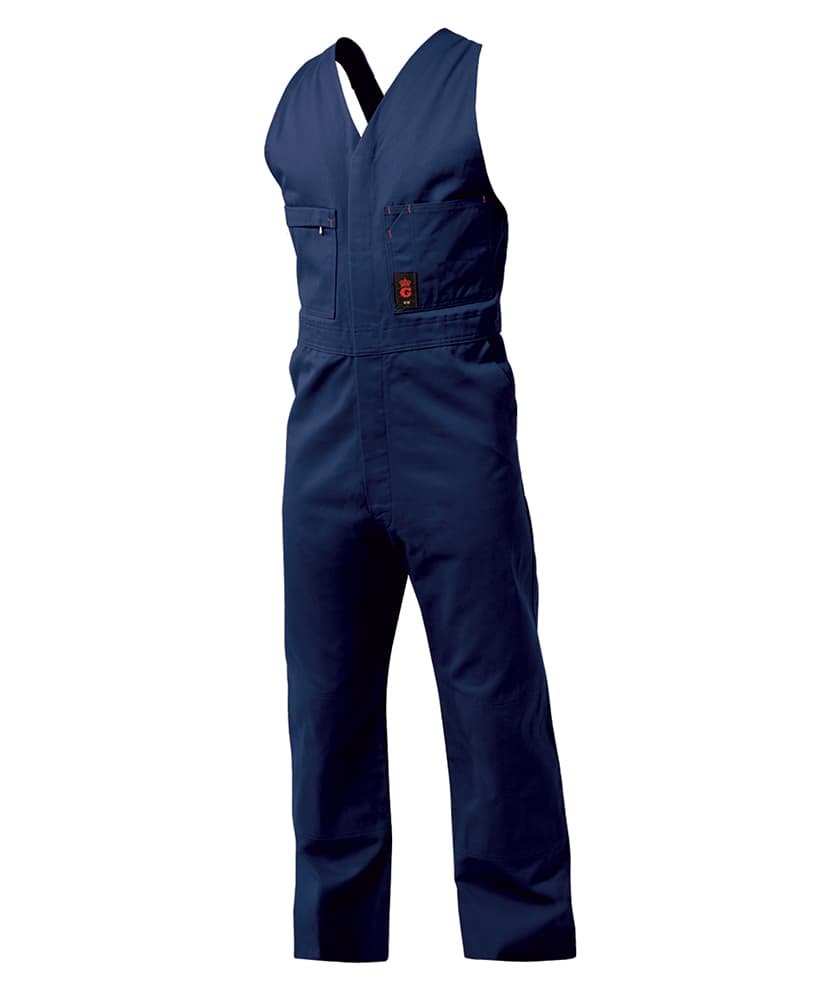 KingGee Mens Sleeveless Drill Overall (Navy)