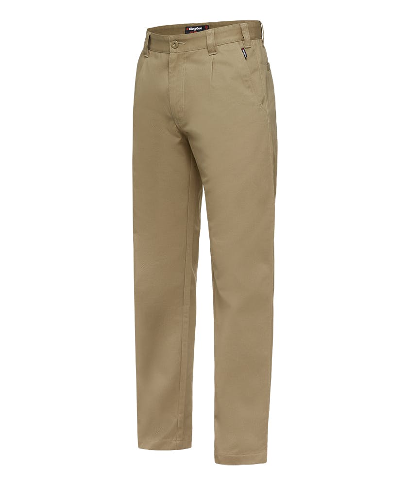 KingGee Mens Steel Tuff Drill Pants (Khaki)_0