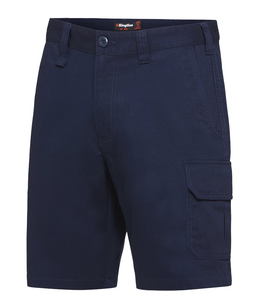 KingGee Mens Stretch Cargo Short (Navy)_0