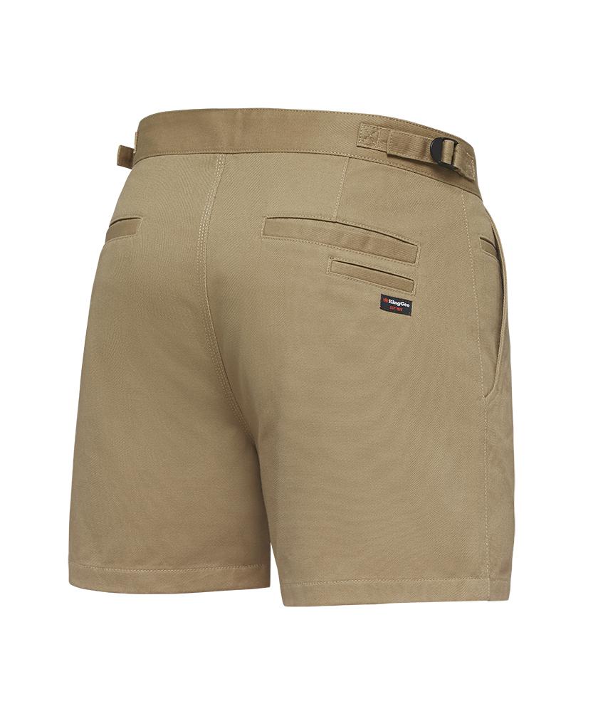 KingGee Mens Drill Utility Shorts (Khaki)_1