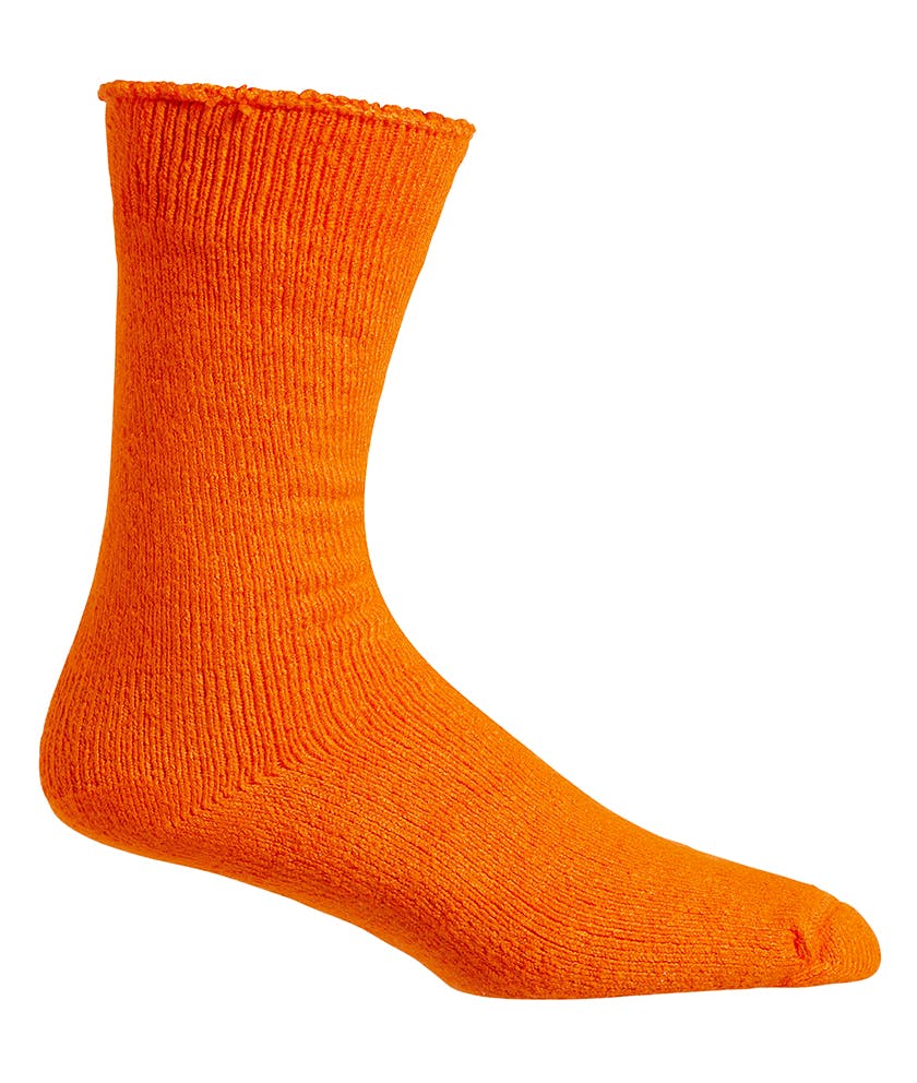 KingGee Mens Bamboo Work Sock (Hi-Vis Orange)