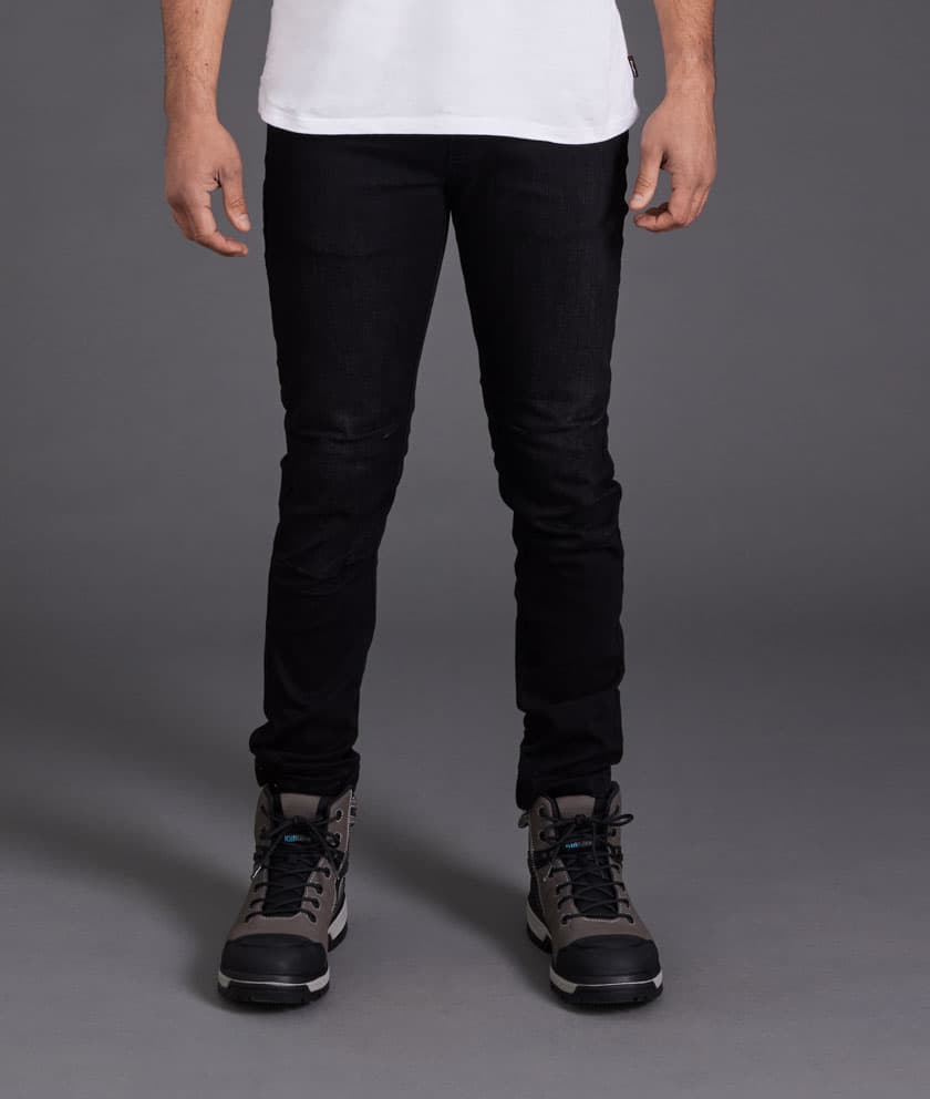 KingGee Mens Urban Coolmax Denim Jeans (Black)