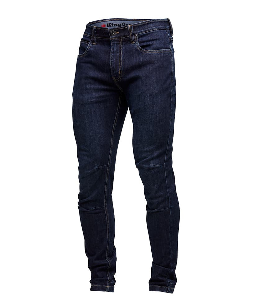 KingGee Mens Urban Coolmax Denim Jeans (Classic)